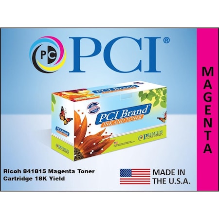 Pci Pci Ricoh 841815 Magenta Toner Cartridge 841815-PCI
